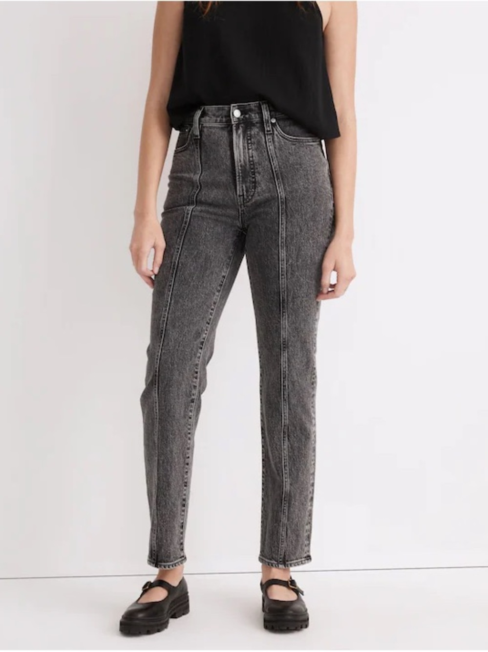 Madewell Perfect Vintage Seamed Jeans in Meaford Wash